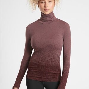 Athleta Flurry Gradient Turtleneck sz M